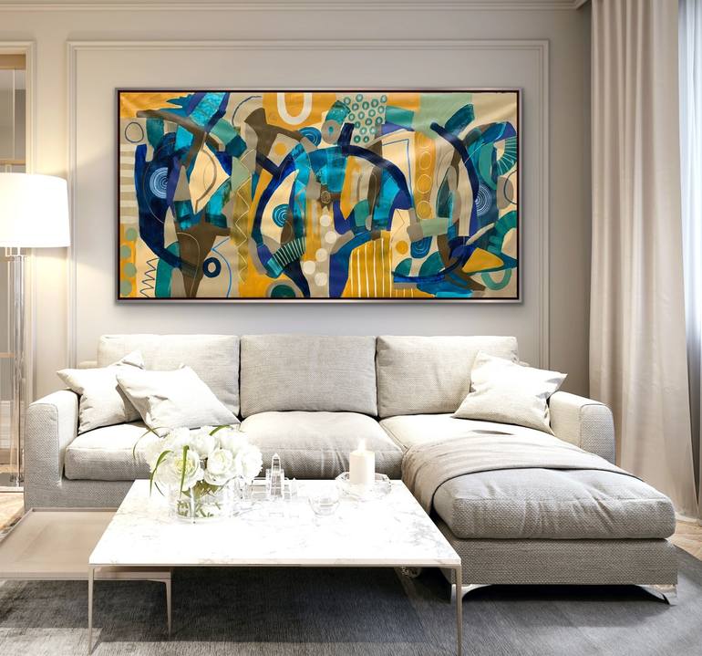 Original Abstract Painting by Rashna Hackett