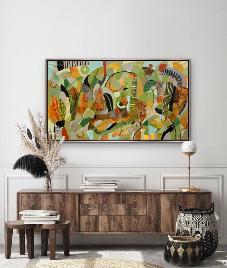 Original Abstract Painting by Rashna Hackett