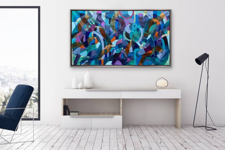 Original Abstract Painting by Rashna Hackett