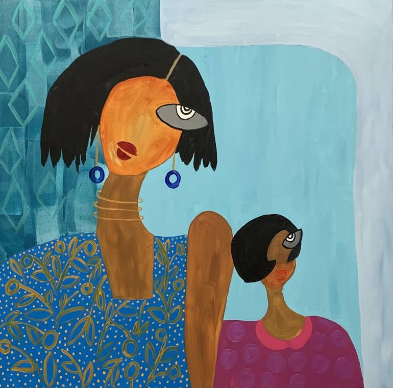 Original Contemporary Women Painting by Rashna Hackett