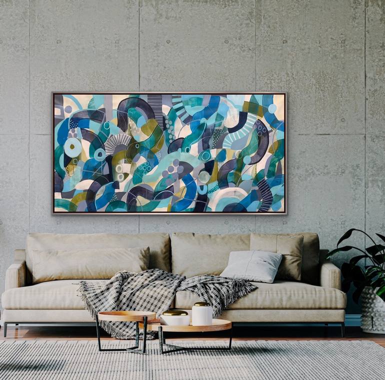 Original Abstract Painting by Rashna Hackett