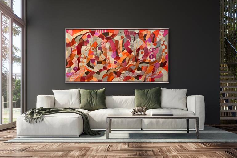 Original Abstract Painting by Rashna Hackett