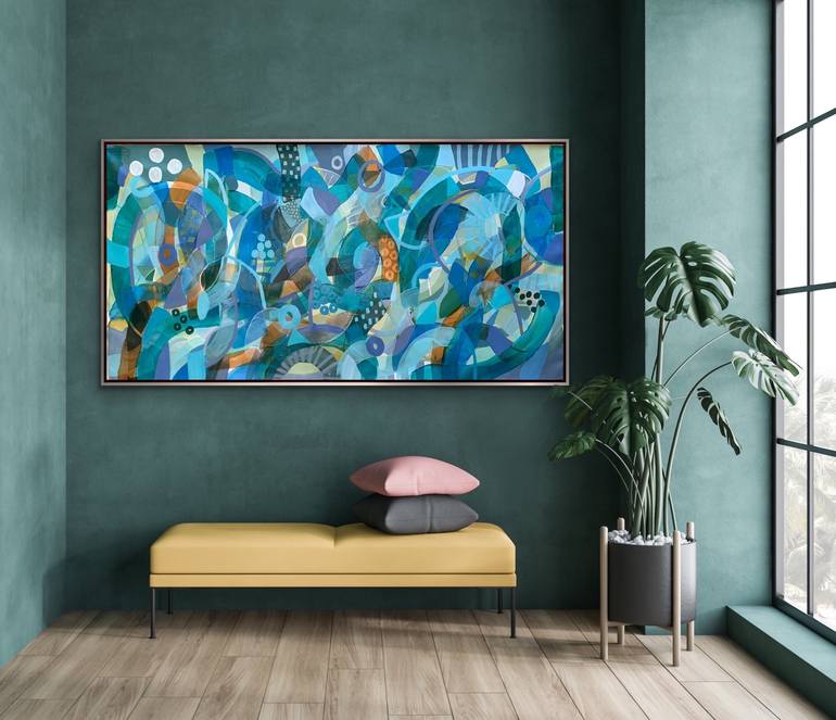 Original Abstract Painting by Rashna Hackett