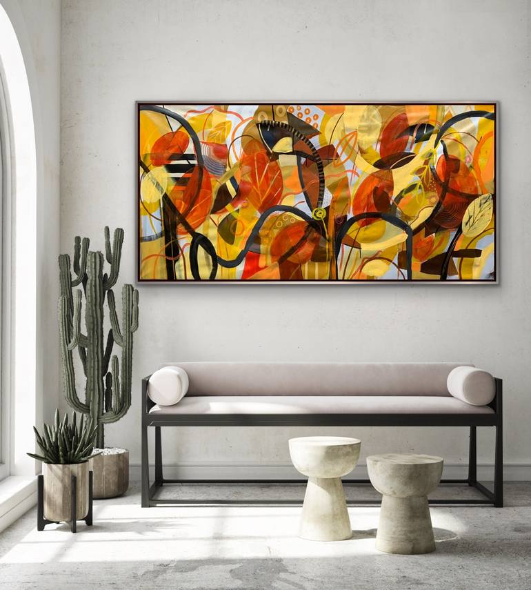 Original Abstract Painting by Rashna Hackett