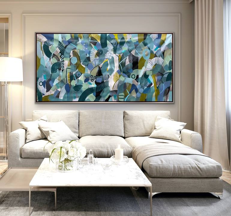 Original Abstract Painting by Rashna Hackett