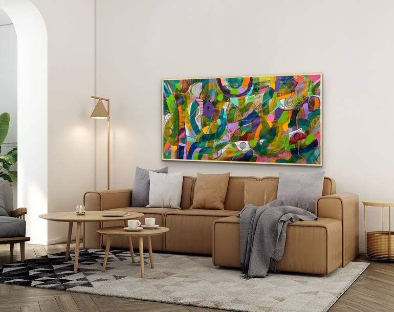 Original Abstract Painting by Rashna Hackett