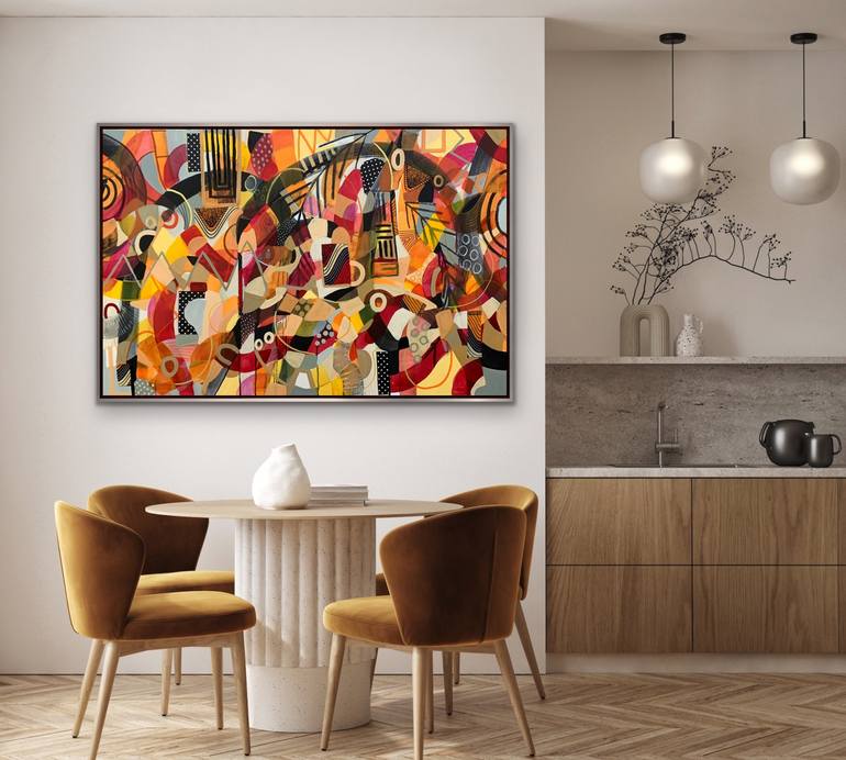 Original Abstract Painting by Rashna Hackett