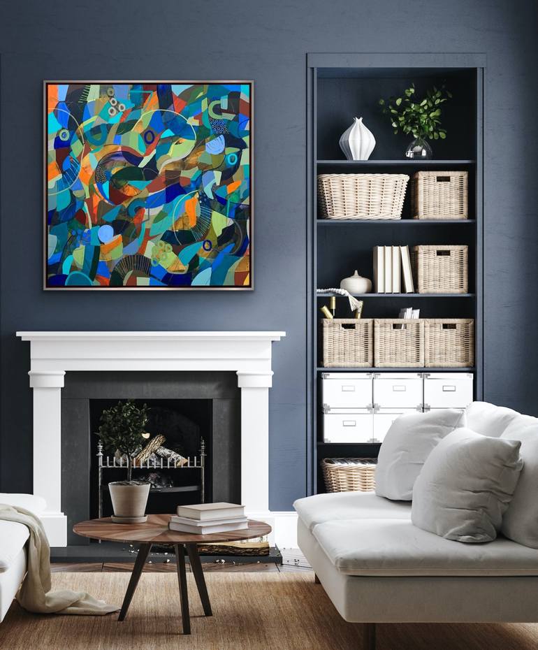 Original Abstract Painting by Rashna Hackett