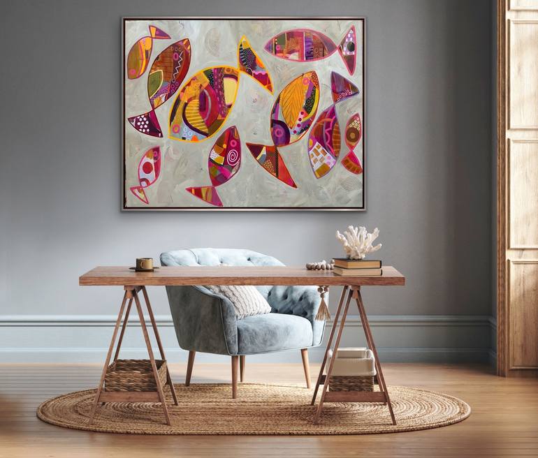 Original Abstract Painting by Rashna Hackett