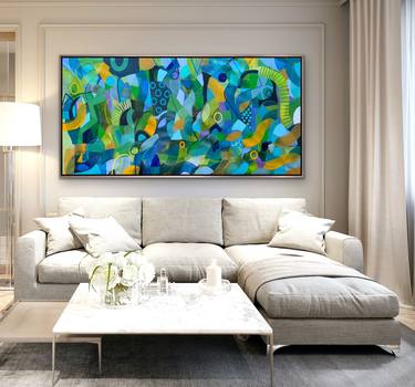 Original Abstract Paintings by Rashna Hackett