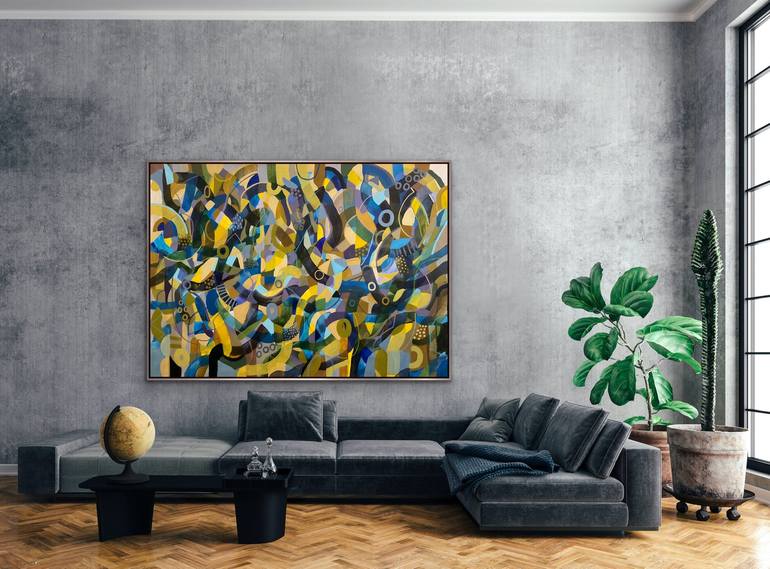 Original Abstract Painting by Rashna Hackett