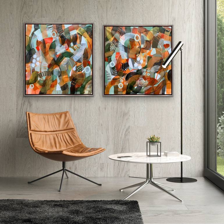 Original Abstract Painting by Rashna Hackett