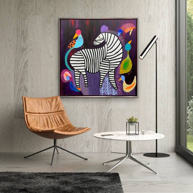 Original Contemporary Animal Painting by Rashna Hackett