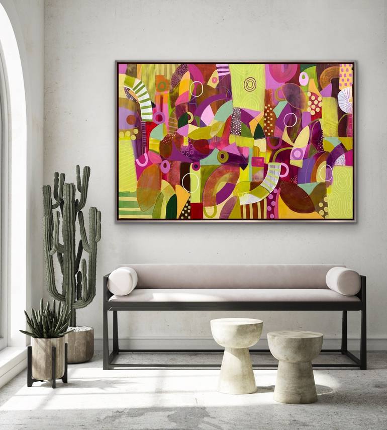 Original Abstract Painting by Rashna Hackett