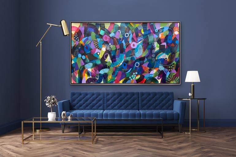 Original Abstract Painting by Rashna Hackett