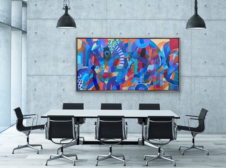 Original Abstract Painting by Rashna Hackett