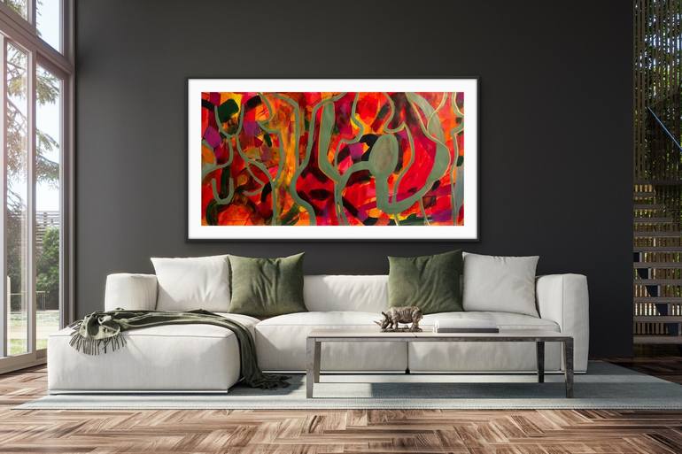 Original Abstract Painting by Rashna Hackett