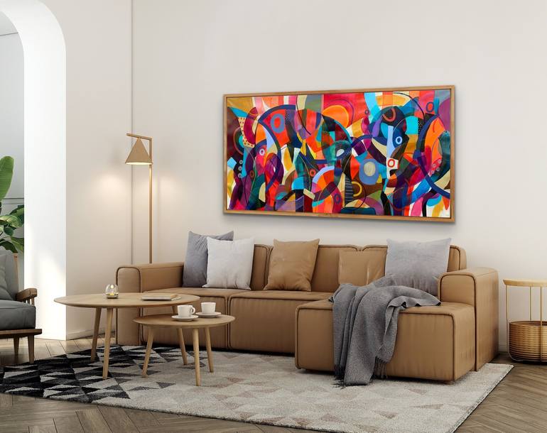 Original Abstract Painting by Rashna Hackett