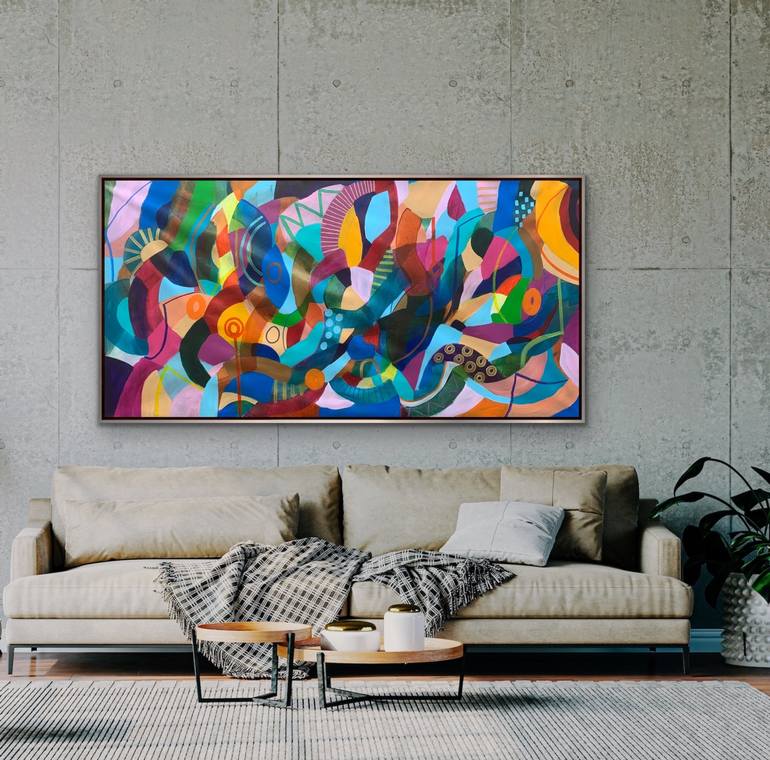 Original Abstract Painting by Rashna Hackett