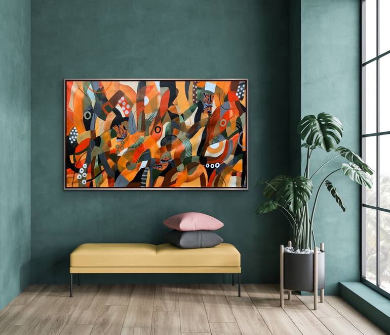 Original Abstract Painting by Rashna Hackett