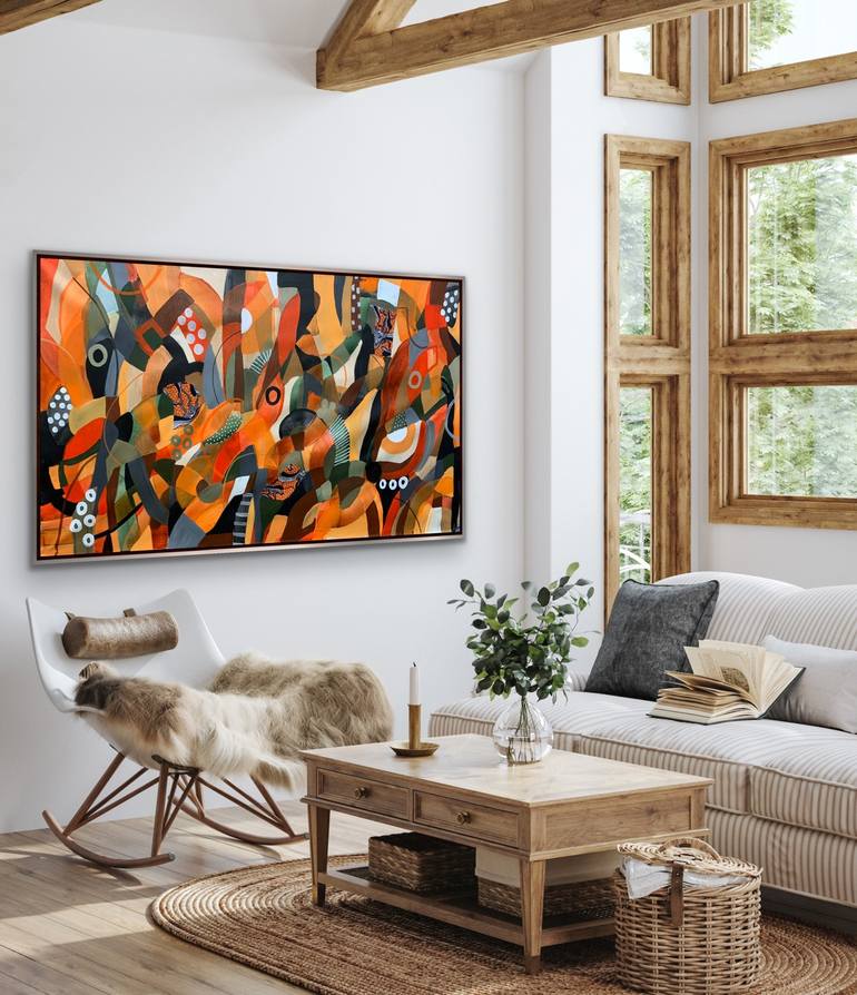 Original Abstract Painting by Rashna Hackett