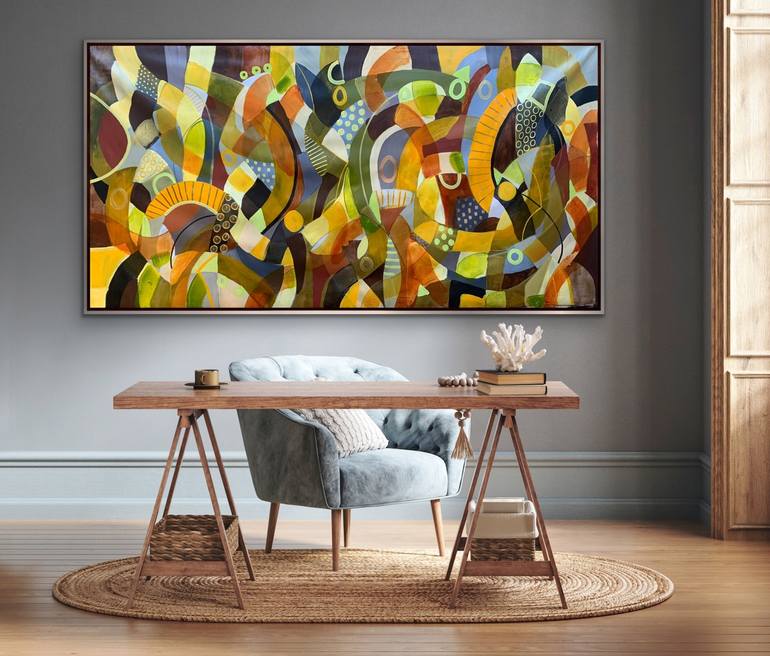 Original Abstract Painting by Rashna Hackett