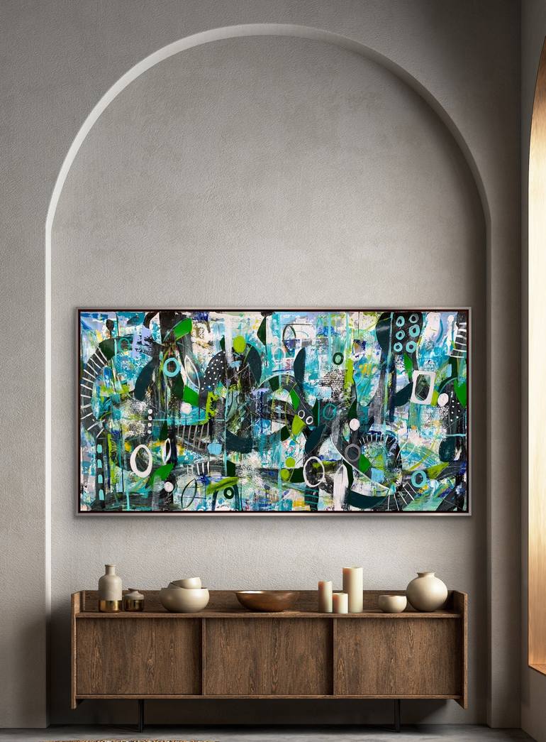 Original Abstract Painting by Rashna Hackett