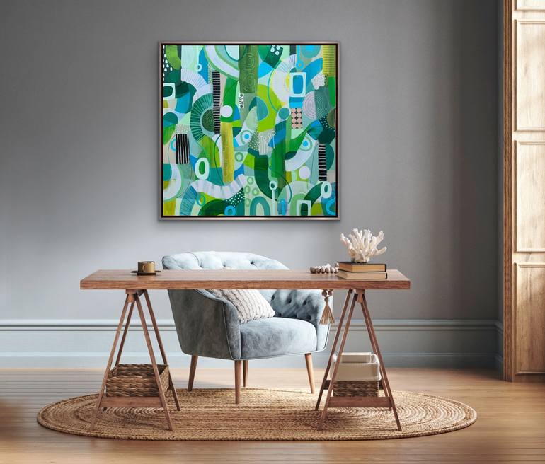 Original Abstract Painting by Rashna Hackett