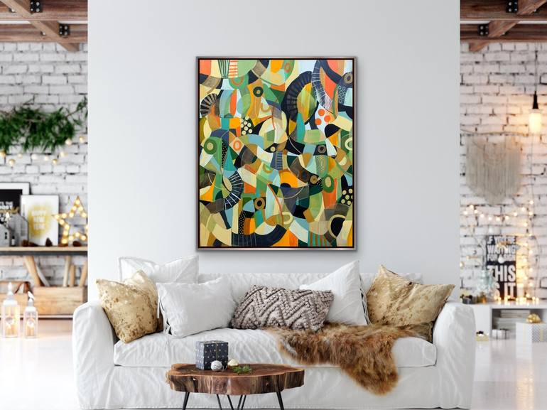 Original Abstract Painting by Rashna Hackett