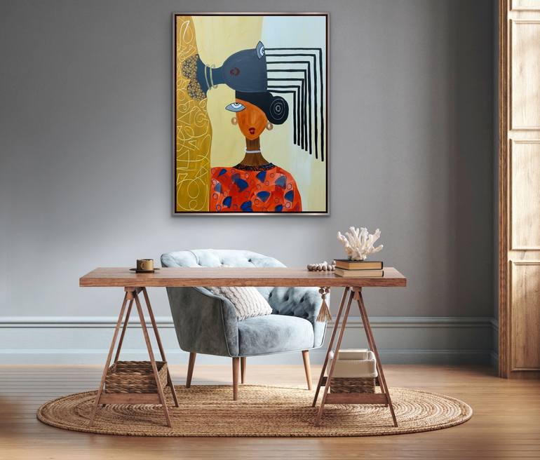 Original Contemporary People Painting by Rashna Hackett