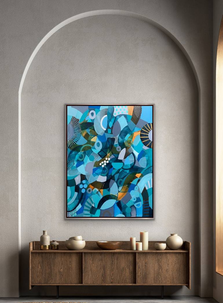 Original Abstract Painting by Rashna Hackett