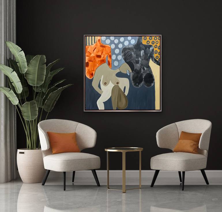 Original Contemporary Women Painting by Rashna Hackett