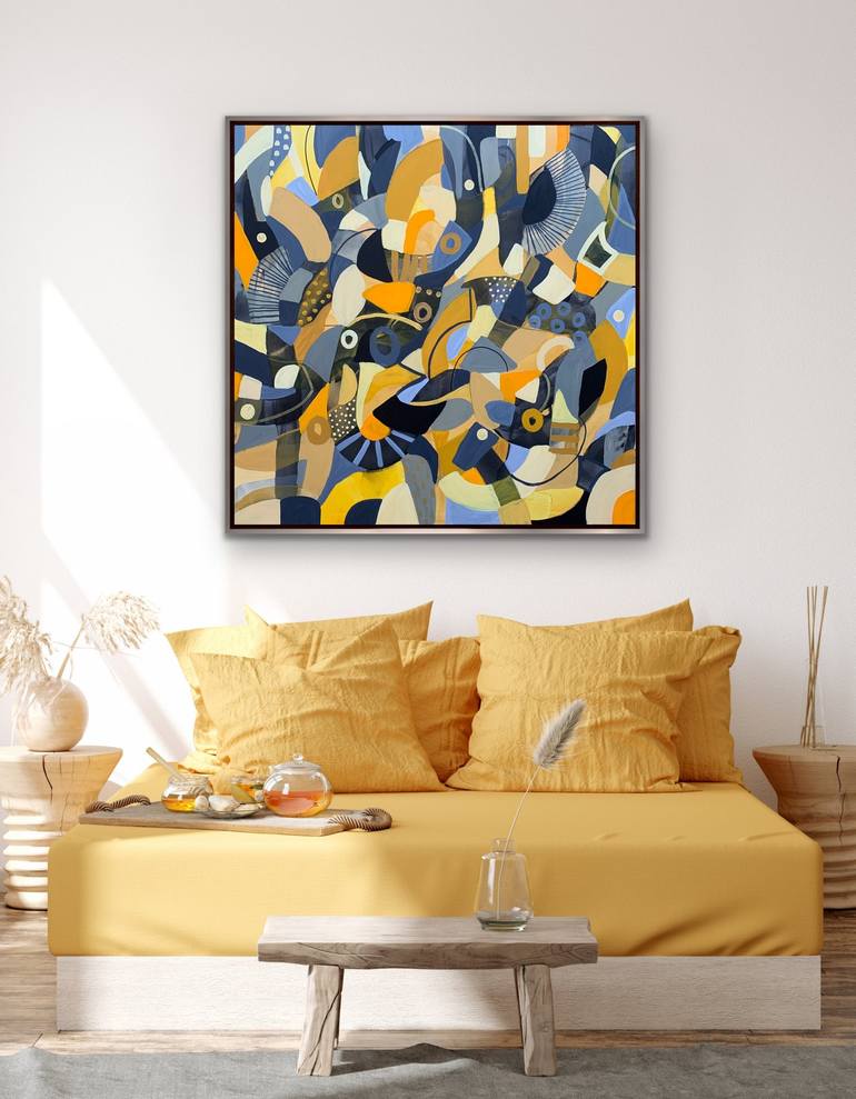 Original Abstract Painting by Rashna Hackett