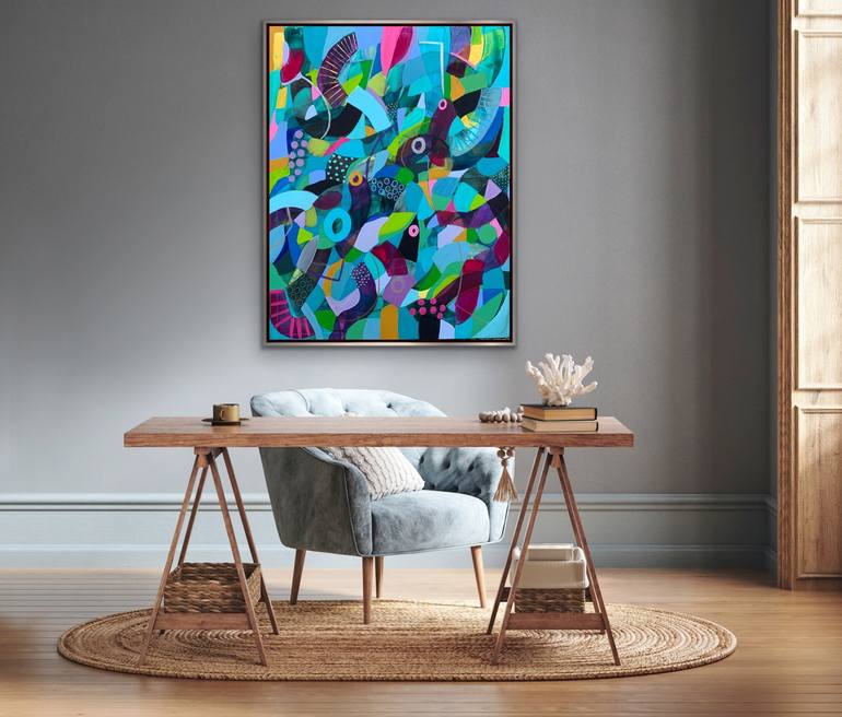 Original Abstract Painting by Rashna Hackett