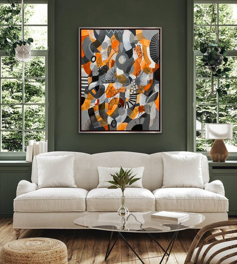 Original Abstract Painting by Rashna Hackett