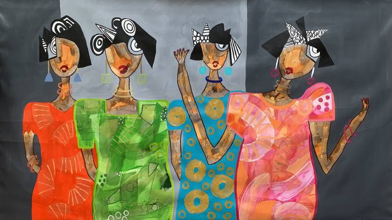 Original Women Painting by Rashna Hackett