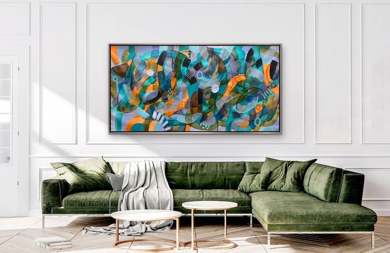 Original Abstract Painting by Rashna Hackett