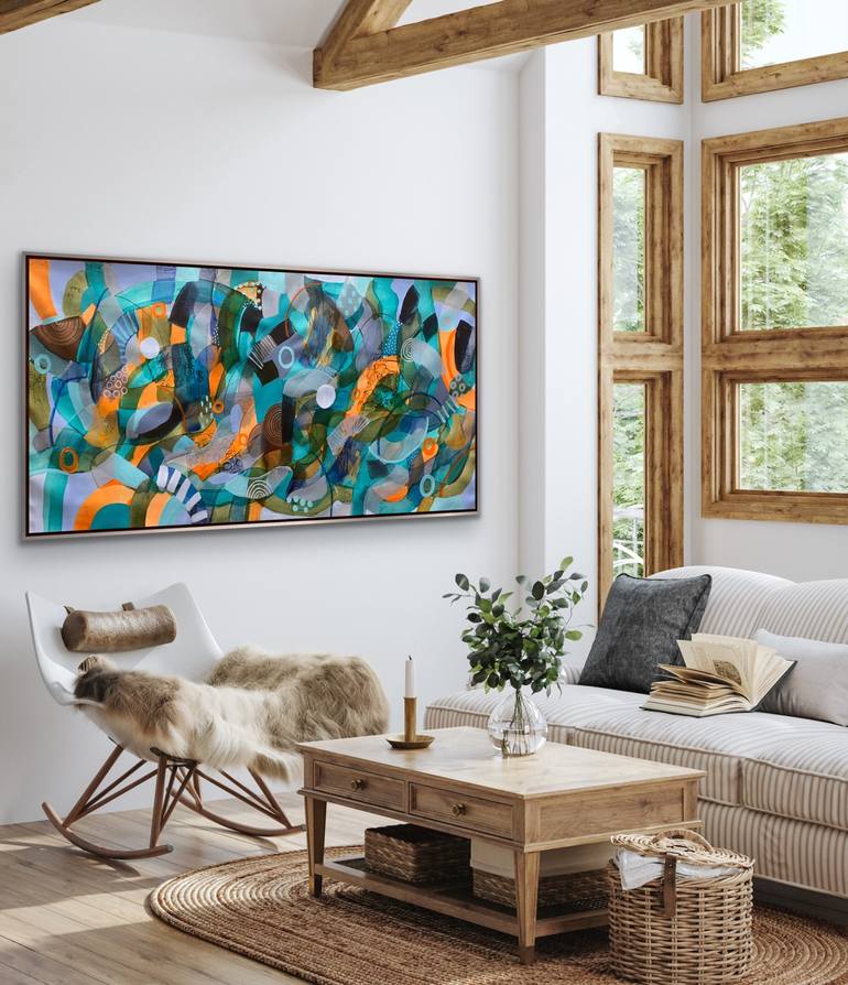 Original Abstract Painting by Rashna Hackett