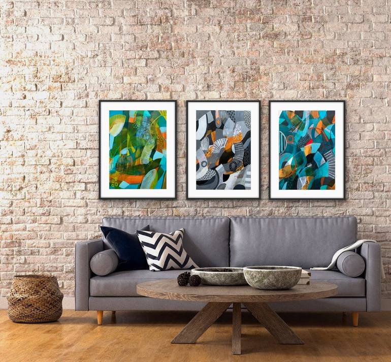 Original Abstract Painting by Rashna Hackett