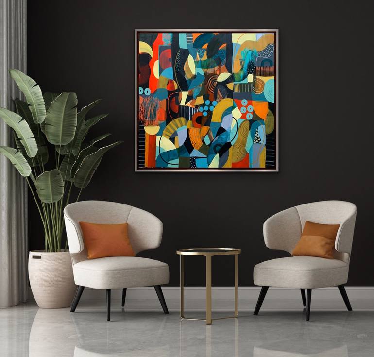 Original Abstract Painting by Rashna Hackett