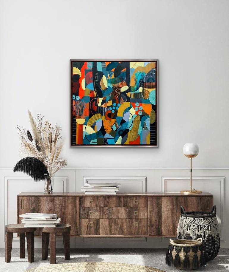 Original Abstract Painting by Rashna Hackett