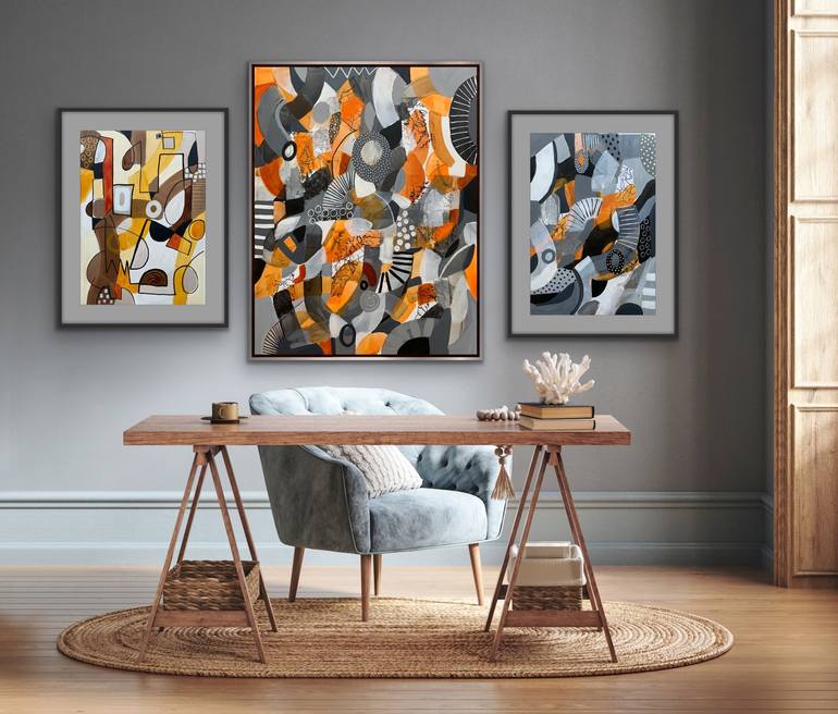 Original Abstract Painting by Rashna Hackett