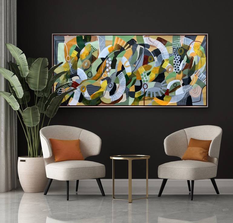 Original Abstract Painting by Rashna Hackett