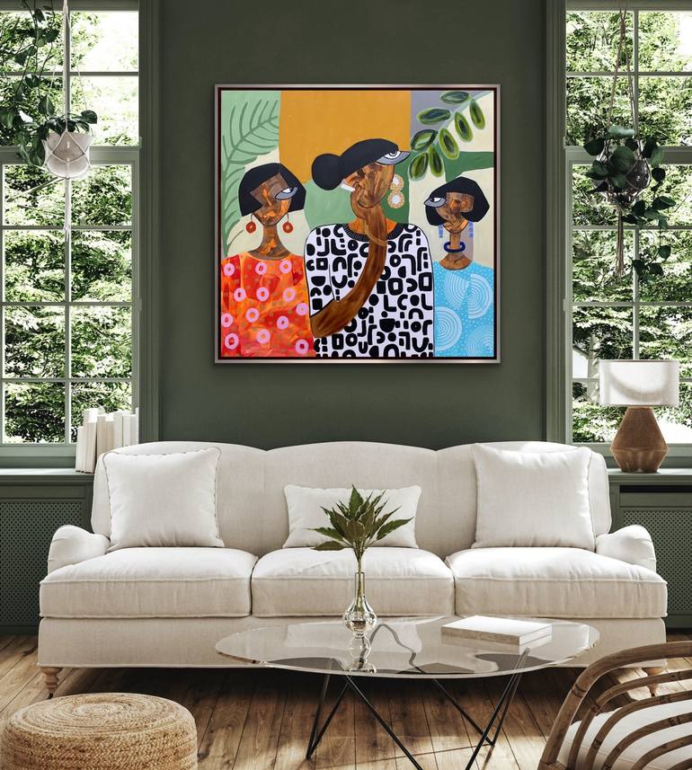 Original Contemporary Women Painting by Rashna Hackett