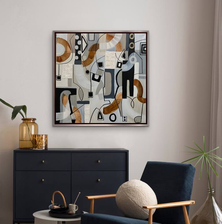 Original Abstract Painting by Rashna Hackett