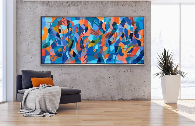 Original Abstract Painting by Rashna Hackett