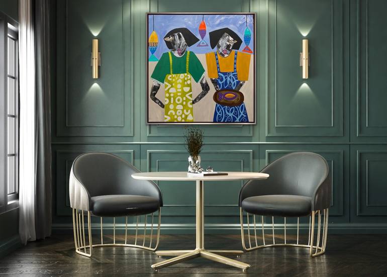 Original Contemporary Women Painting by Rashna Hackett