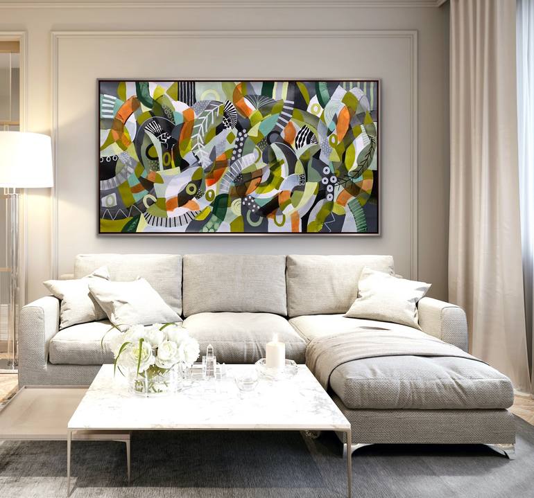 Original Abstract Painting by Rashna Hackett