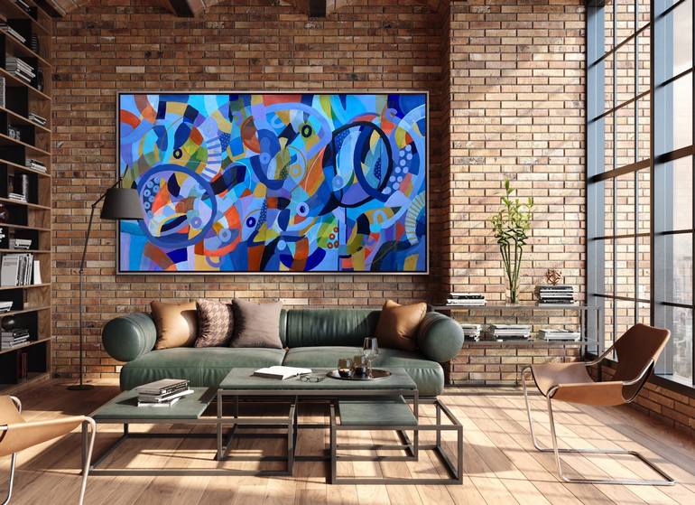 Original Abstract Painting by Rashna Hackett