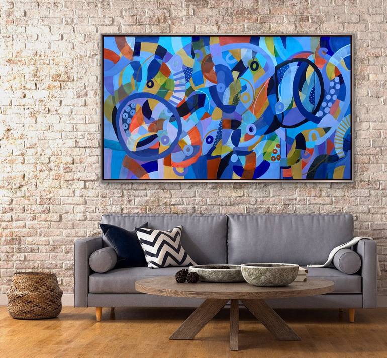 Original Abstract Painting by Rashna Hackett